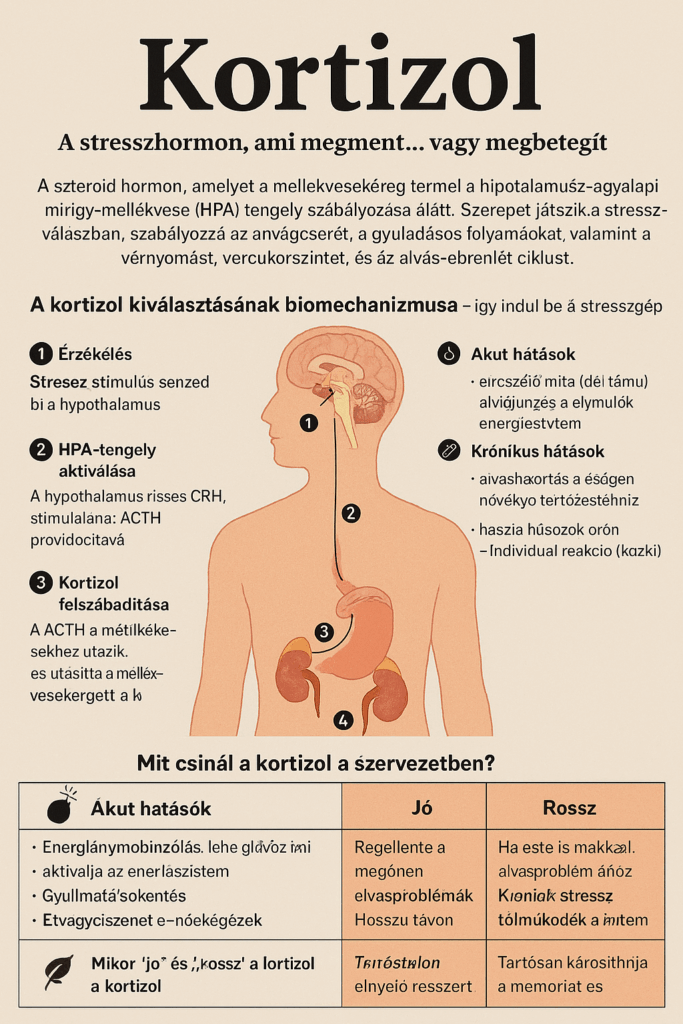 A stresszhorhon ami megment , vagy megbetegít!